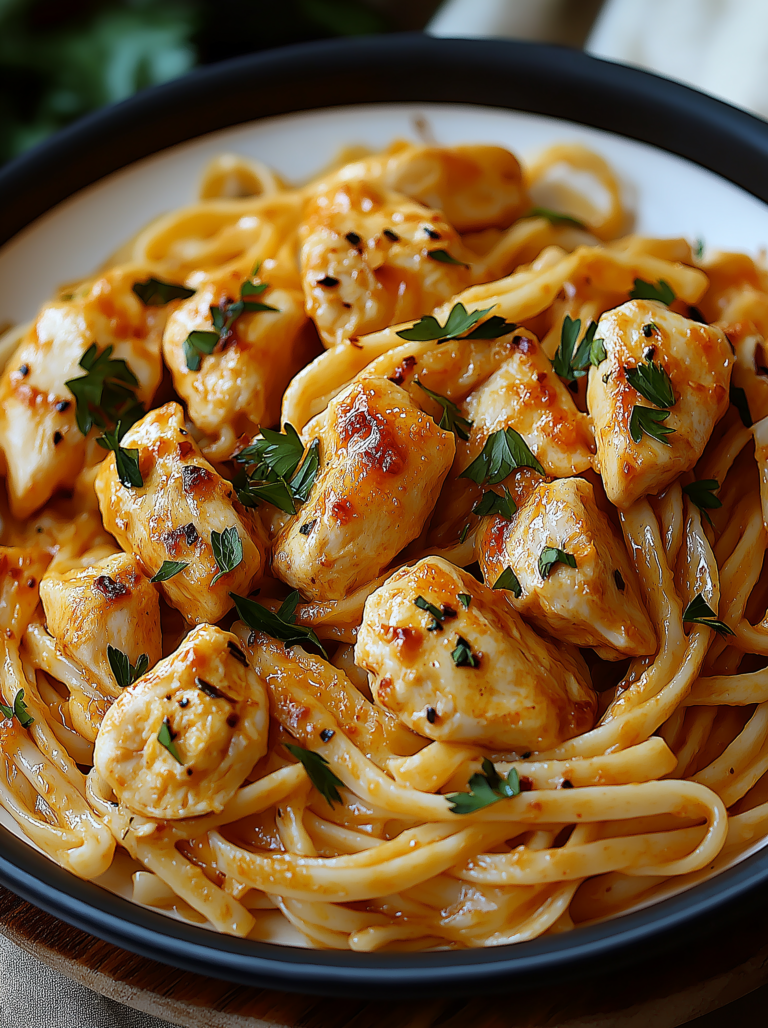 COWBOY BUTTER CHICKEN LINGUINE