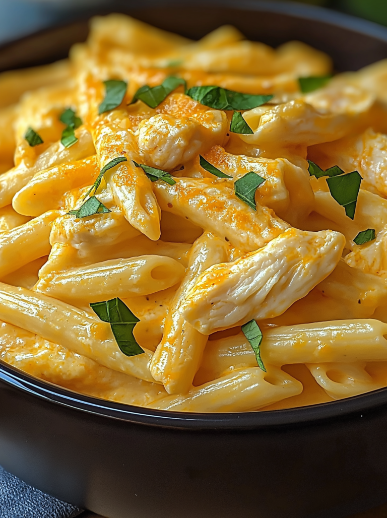 Buffalo Chicken Alfredo Pasta