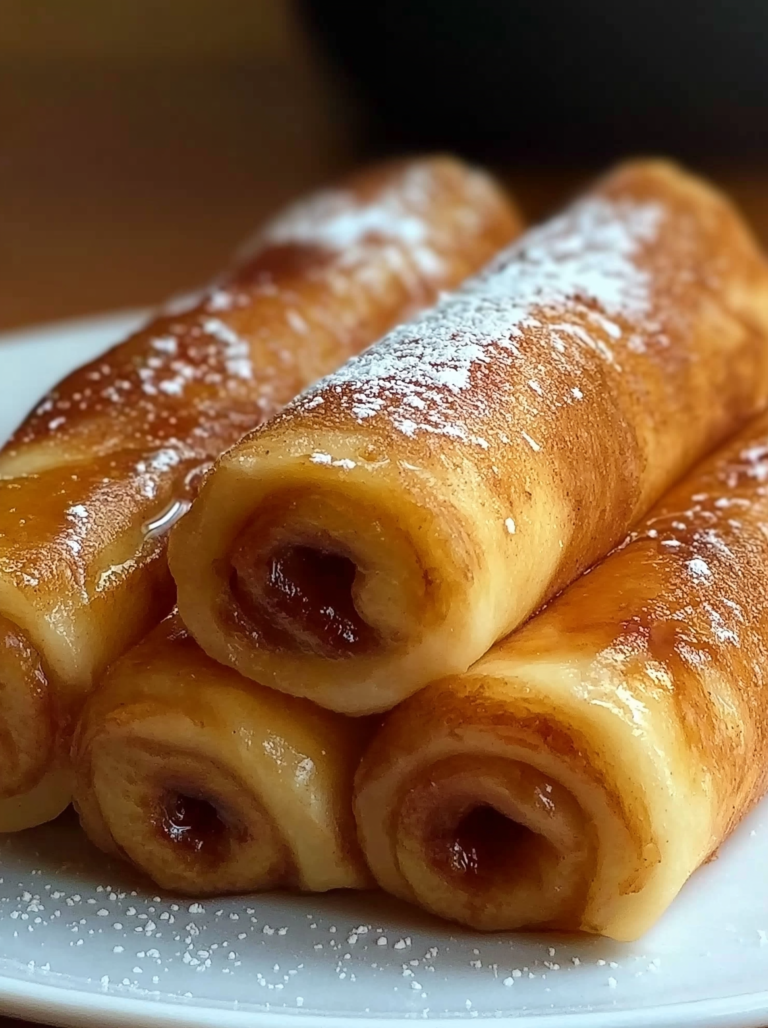 Cinnamon Roll French Toast Roll-Ups