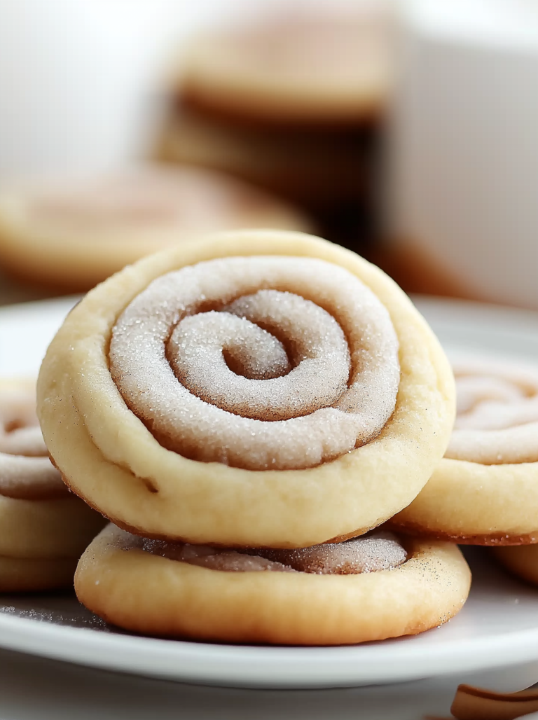 SOFT AND CHEWY CINNAMON ROLL SUGAR COOKIES RECIPE