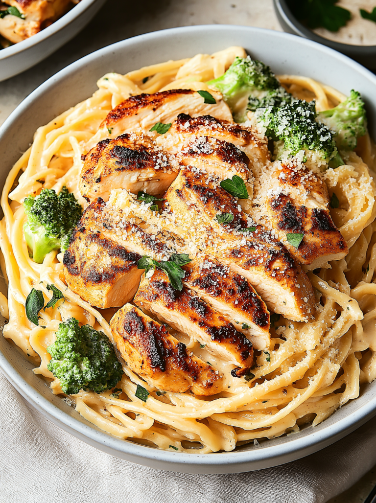 LOW CALORIE CHICKEN ALFREDO