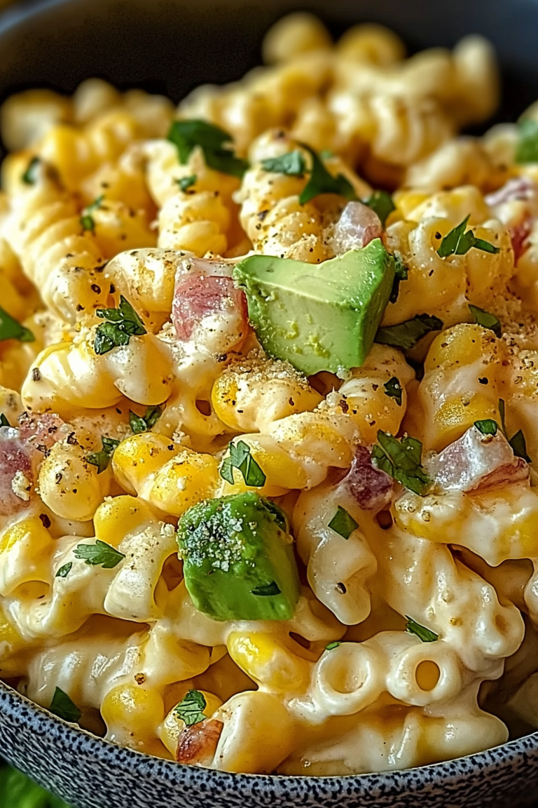 Mexican Street Corn Pasta Salad – Creamy, Tangy & Full of Flavor!