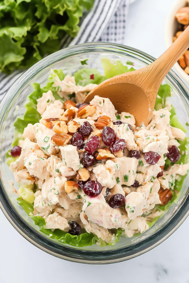 Cranberry Pecan Chicken Salad Recipe – Sweet, Crunchy & Perfect for Lunch