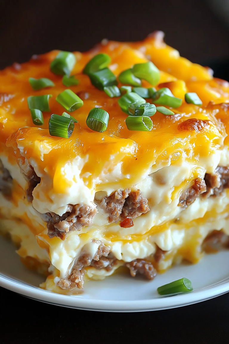 Crack Breakfast Casserole – Cheesy, Creamy, Addictively Delicious
