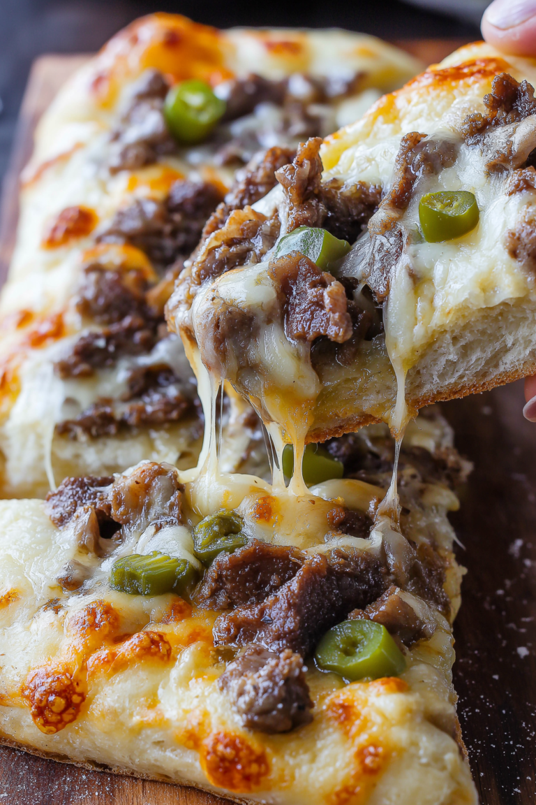 Philly Cheesesteak Cheesy Bread Recipe – The Ultimate Melty, Meaty Appetizer