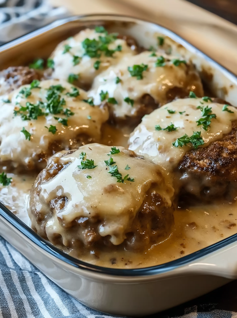 Amish Hamburger Steak Bake