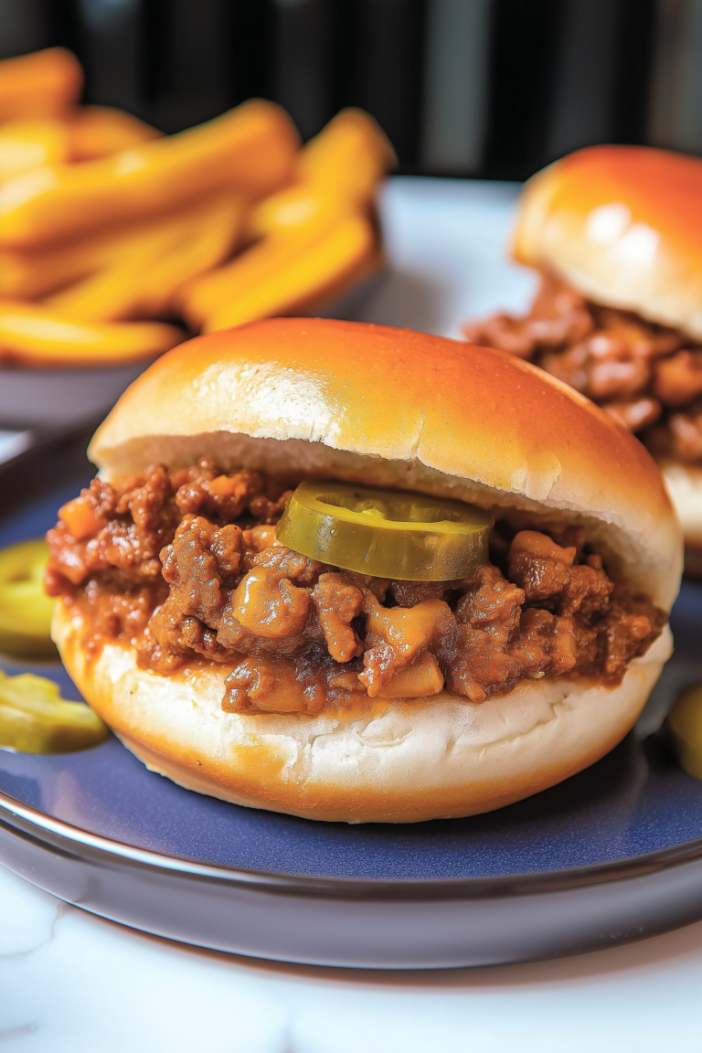 Philly Cheesesteak Sloppy Joes – Savory, Cheesy & Crazy Easy! 