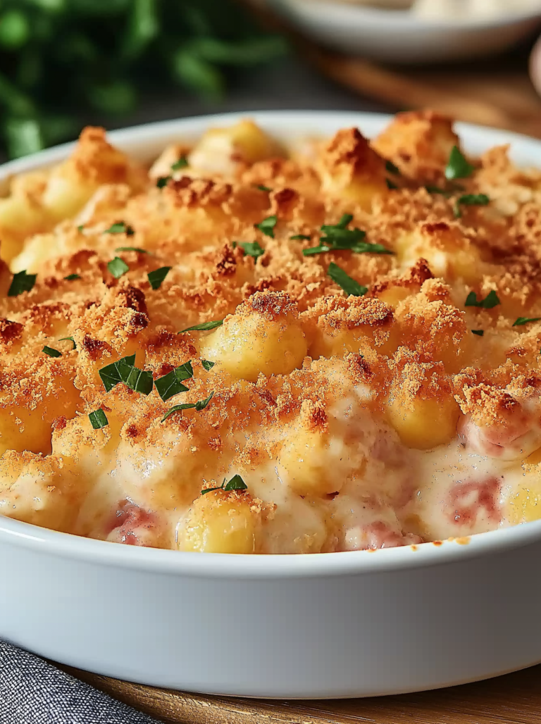 Delicious Chicken Cordon Bleu Casserole