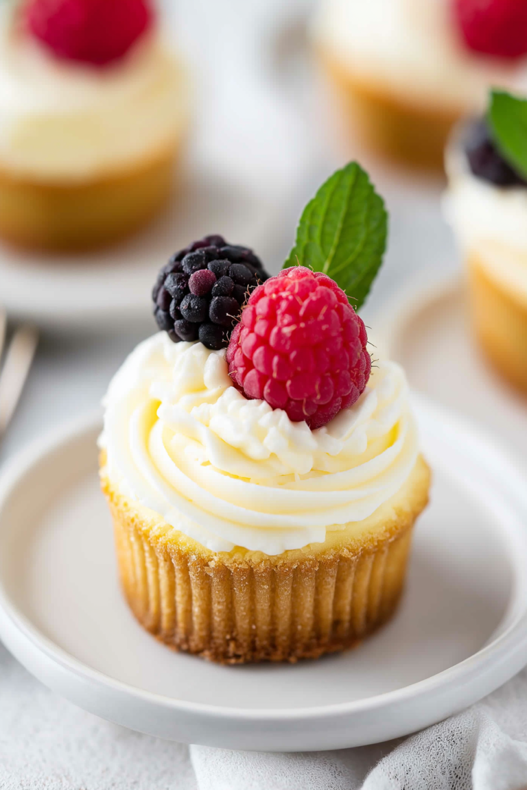 Mini Cheesecakes – Creamy, Bite-Sized & Perfect for Any Occasion