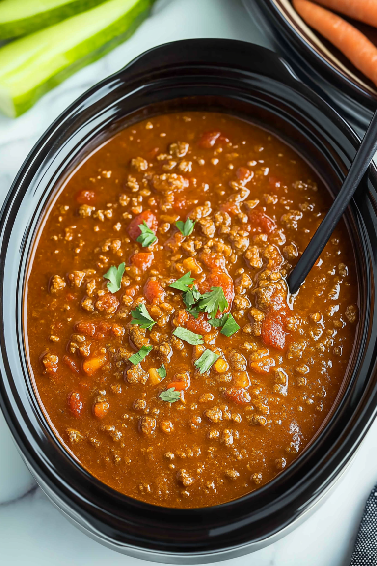 Easy Crock Pot Chili Recipe – Hearty, Flavorful & Set-It-and-Forget-It