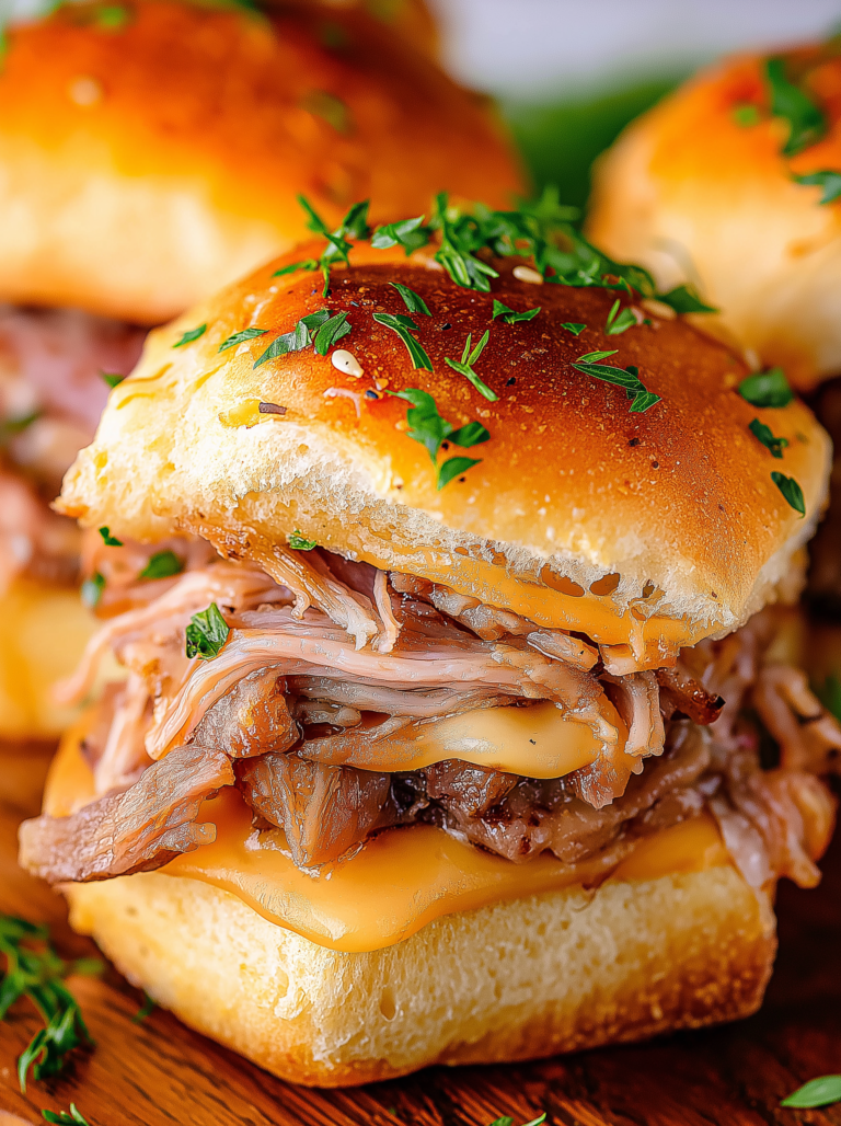 Easy French Dip Sliders Recipe