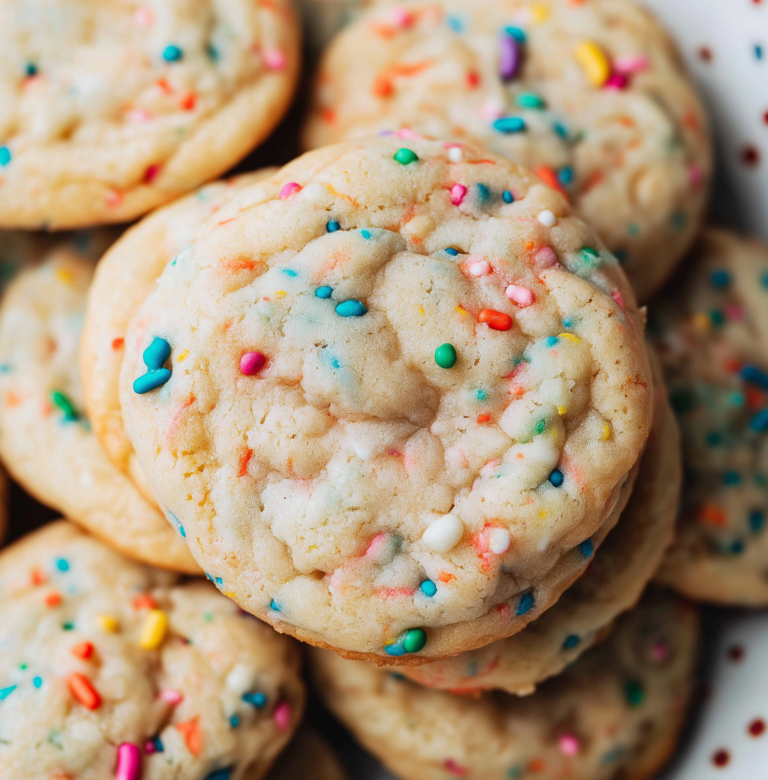 Soft Funfetti Cookies – Colorful, Chewy & So Much Fun!