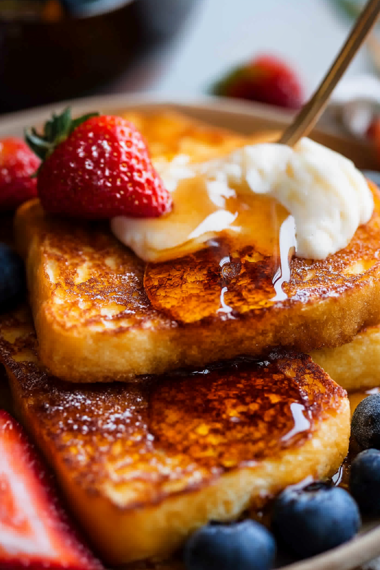 Easy Caramelized French Toast Recipe – Crispy, Sweet & Ready in Minutes