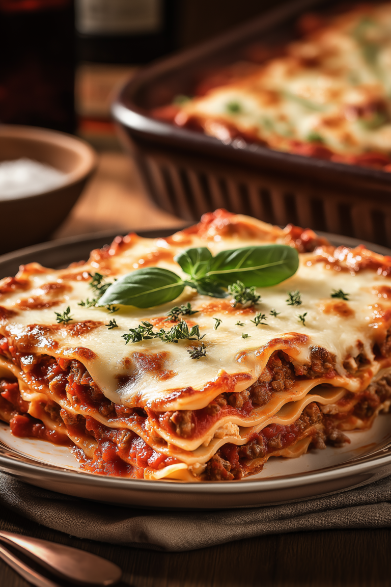 Maggiano’s Lasagna Recipe – Cheesy, Meaty & Restaurant-Style at Home