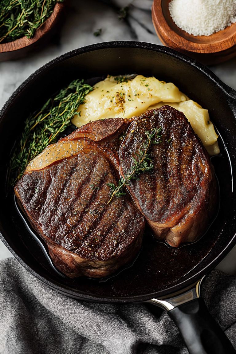 How to Make the Perfect Pan-Seared Steak – Crispy Outside, Juicy Inside 