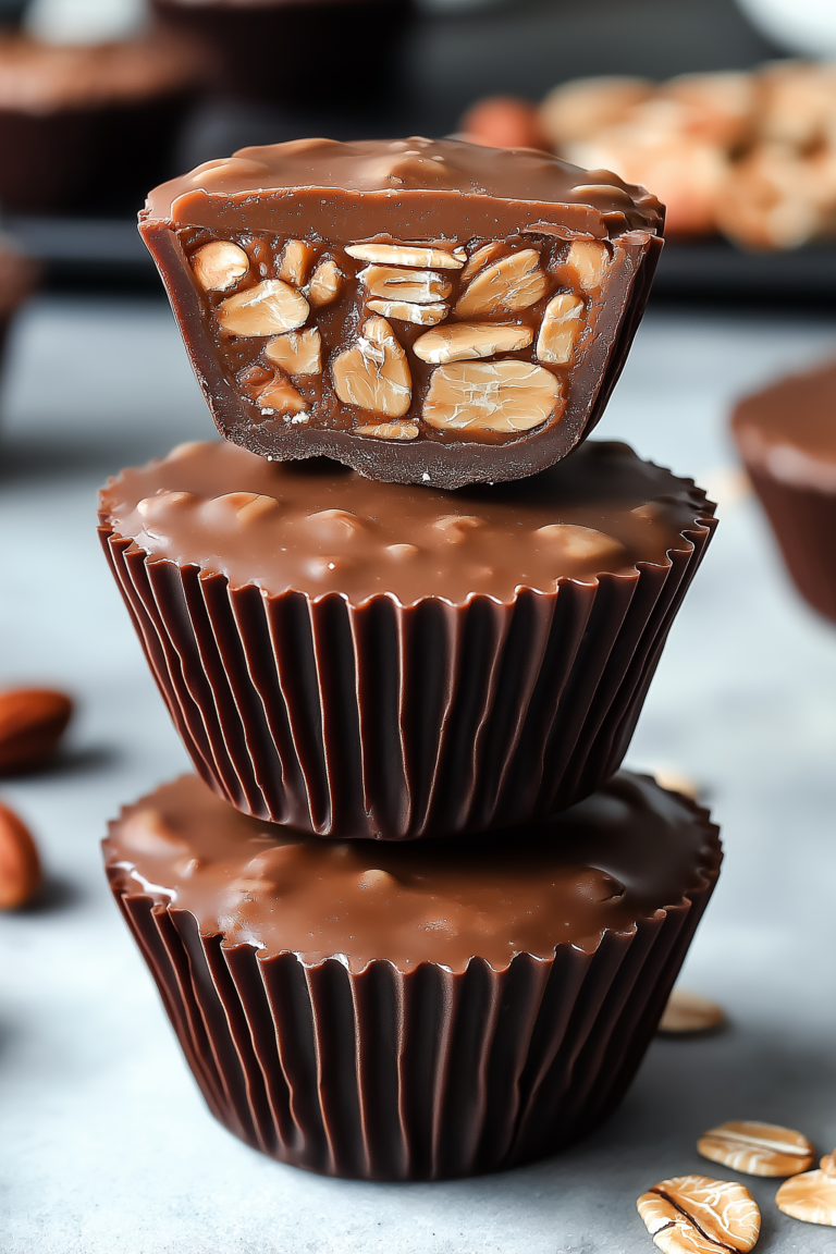 No-Bake Peanut Butter Oat Cups – Sweet, Nutty & Perfect for Snacking