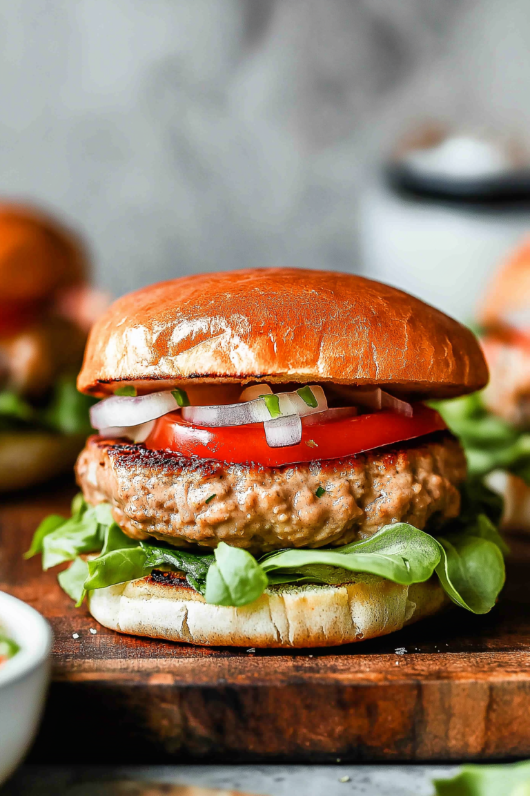 Turkey Burgers – Juicy, Flavorful & Healthy