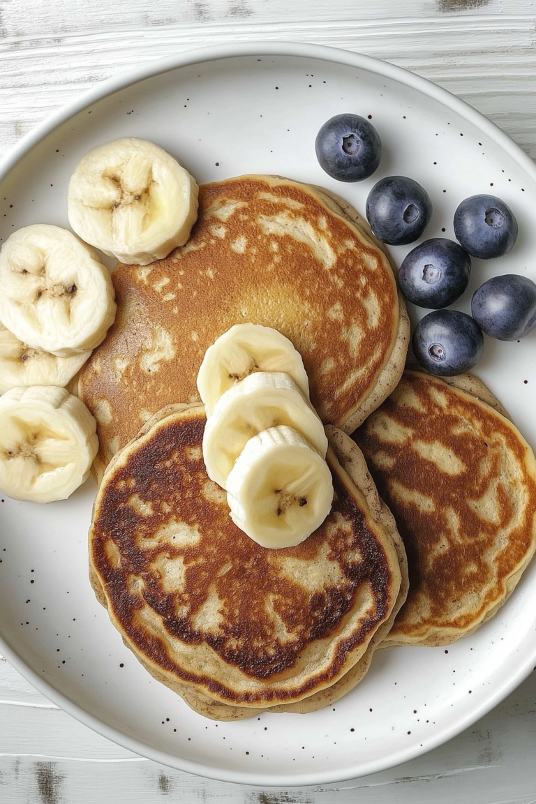 Flourless Banana & Protein Powder Pancakes – 40g+ Protein, Gluten-Free & Guilt-Free