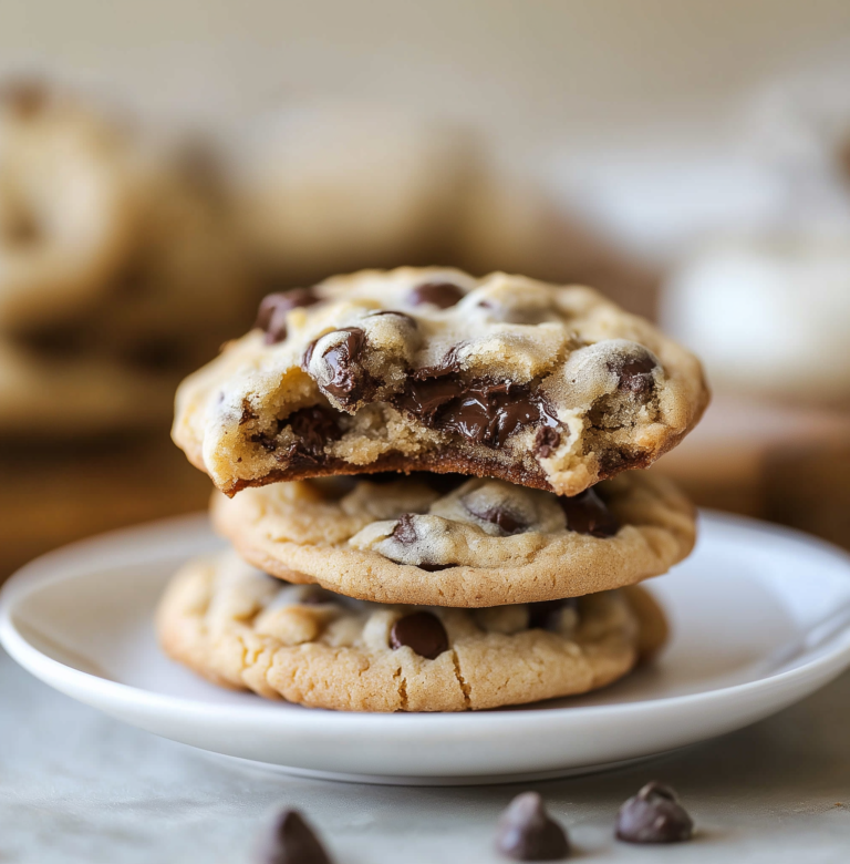 Soft and Chewy Chocolate Chip Cookies – Bakery-Style Perfection at Home 