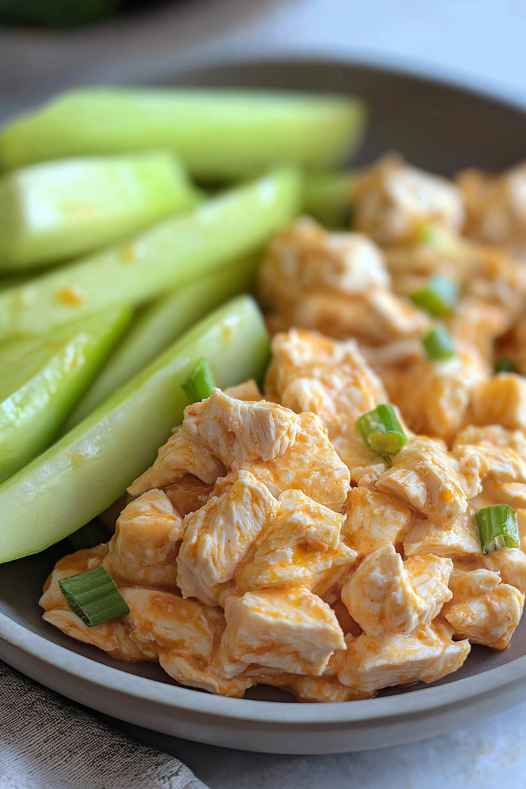 Easy Buffalo Chicken Salad (High-Protein, Healthy)