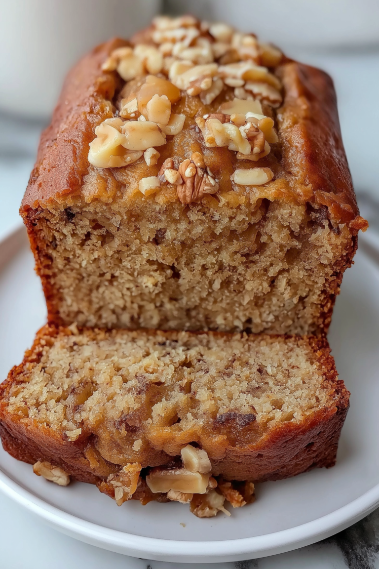 The BEST Honey Vanilla Banana Bread – Soft, Fluffy & Naturally Sweetened