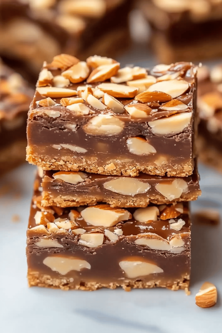 Almond Toffee Bars