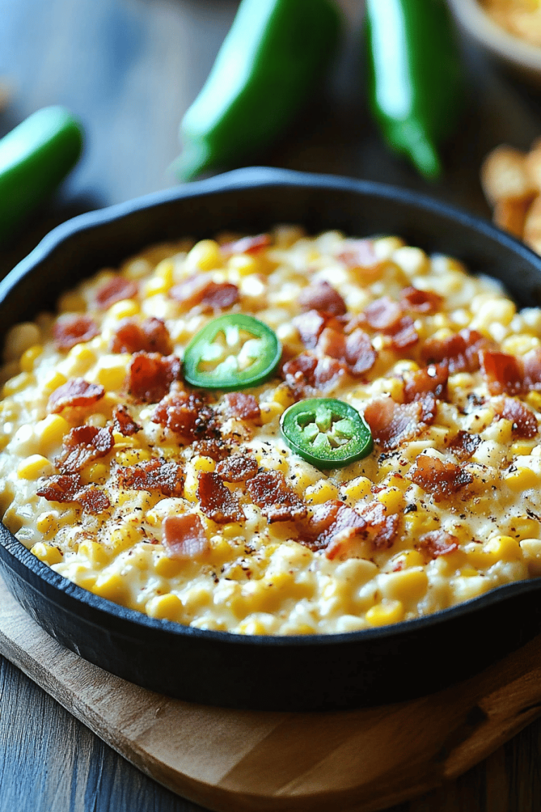 Bacon Jalapeño Creamed Corn