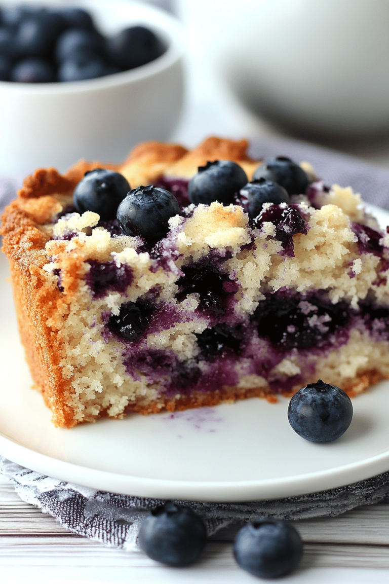 Blueberry Cream Cheese Coffee Cake