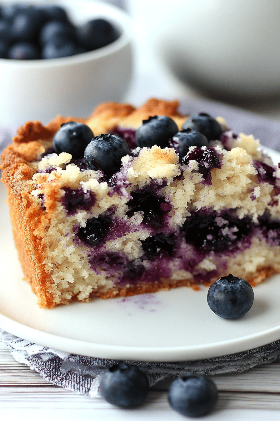Blueberry Cream Cheese Coffee Cake