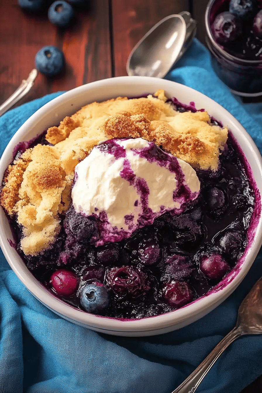 Blueberry Dump Cake