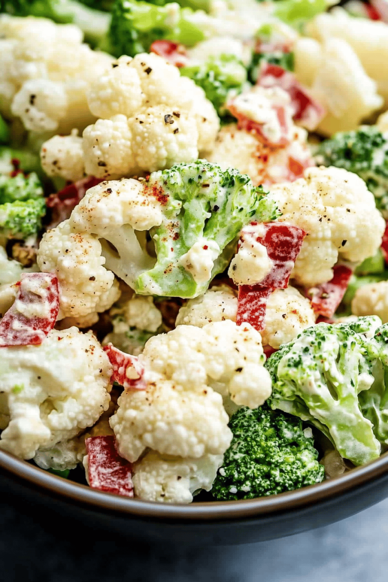 Broccoli Cauliflower Salad Recipe