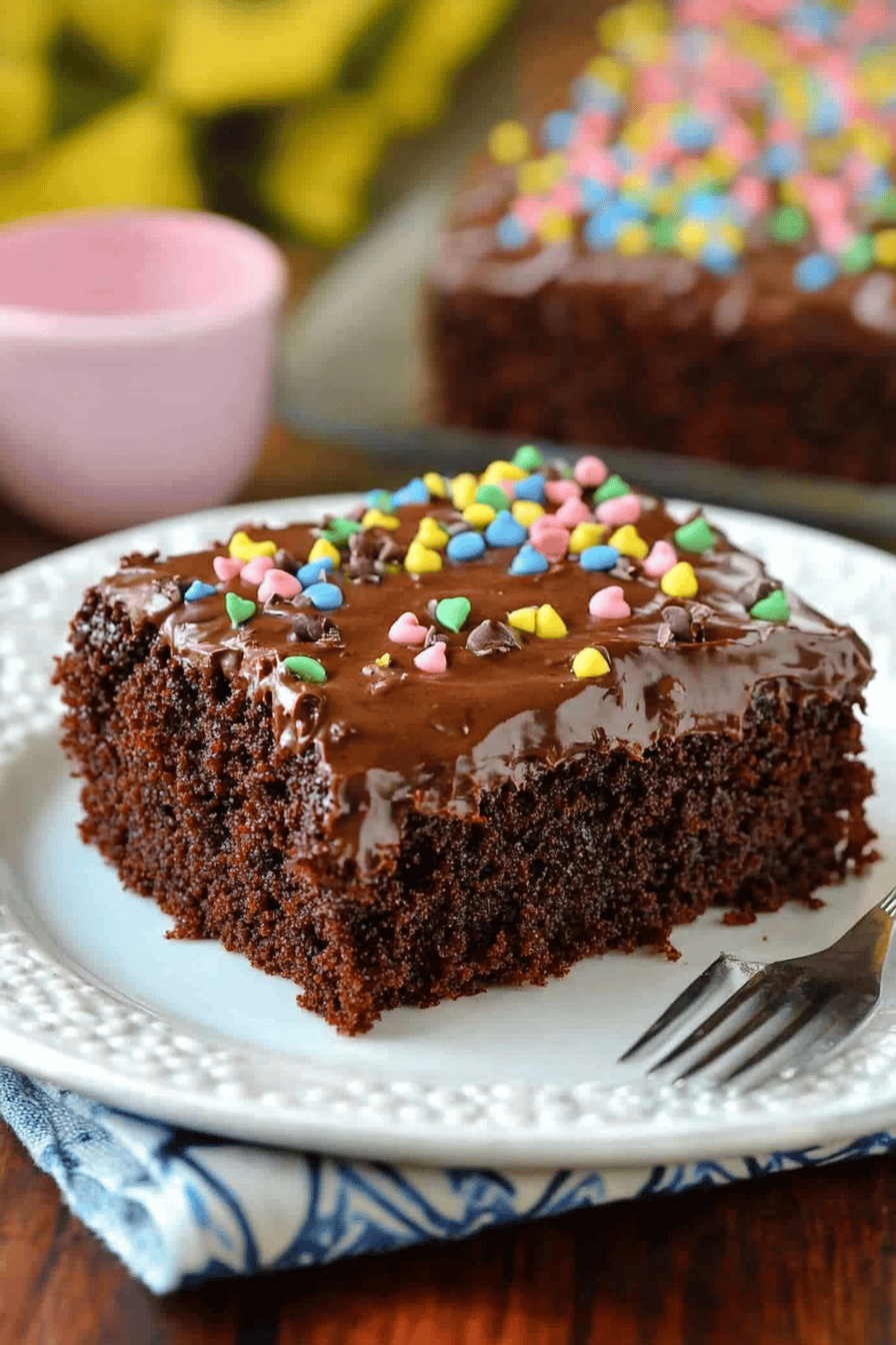 Chocolate Buttermilk Sheet Cake
