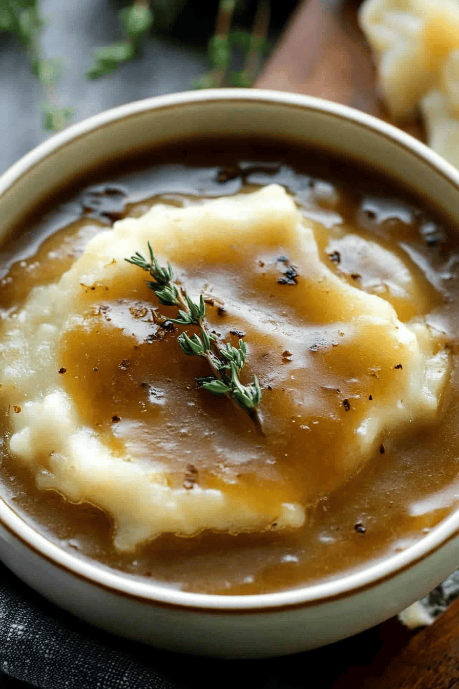 Easy Onion Gravy