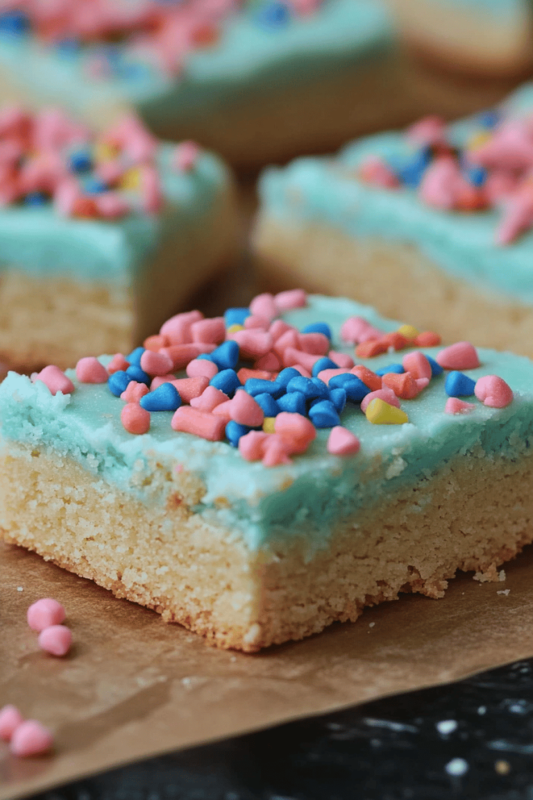 Frosted Sugar Cookie Bars