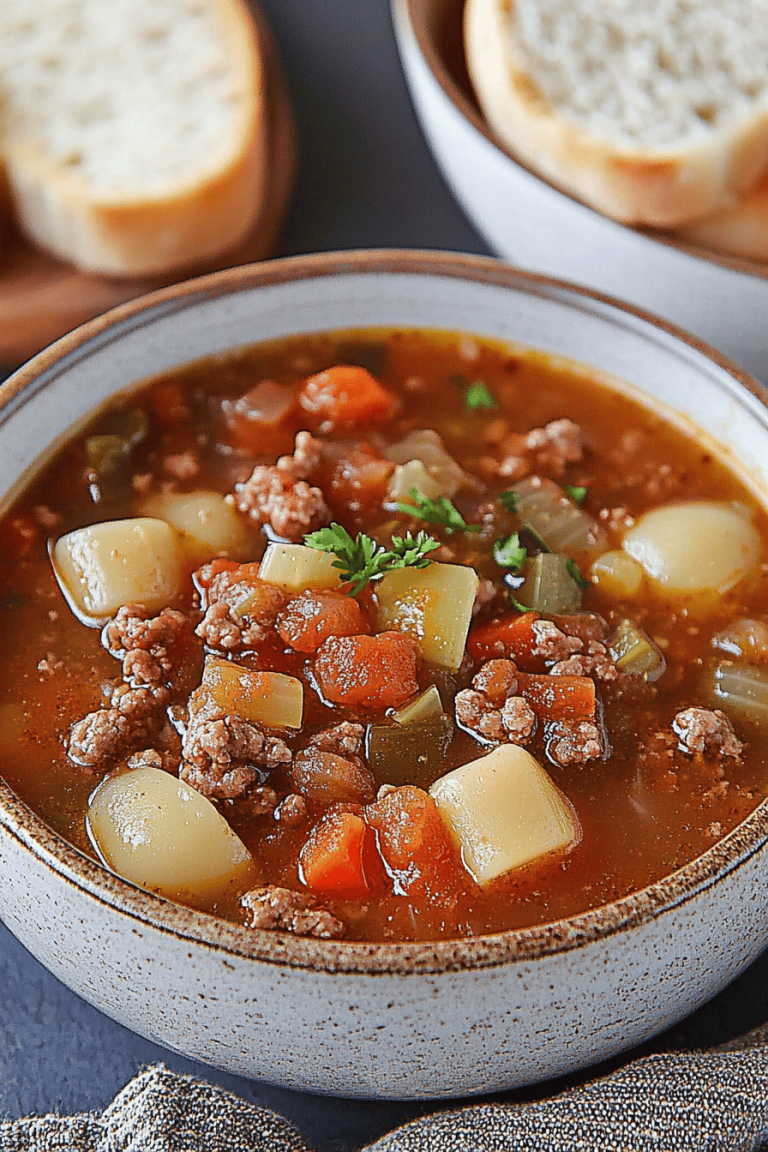 Hamburger Soup Recipe