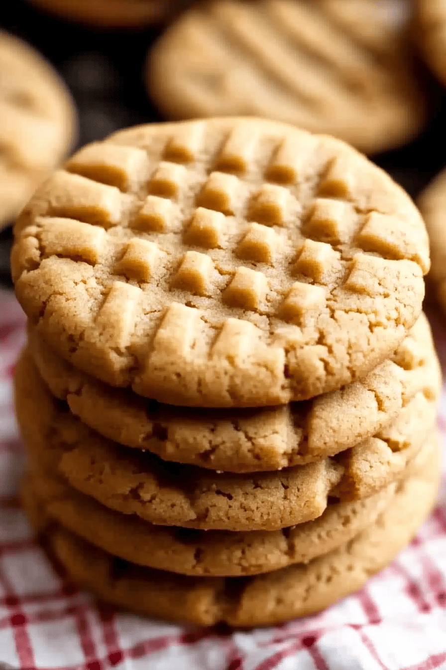 Peanut Butter Cookies Recipe Final Dish Presentation