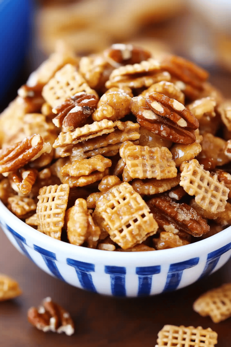 Praline Crunch Snack Mix