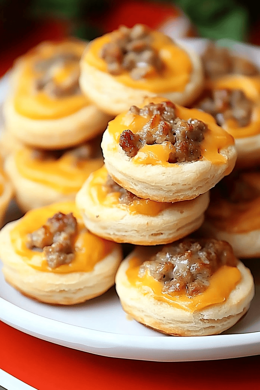 Sausage Cream Cheese Biscuits