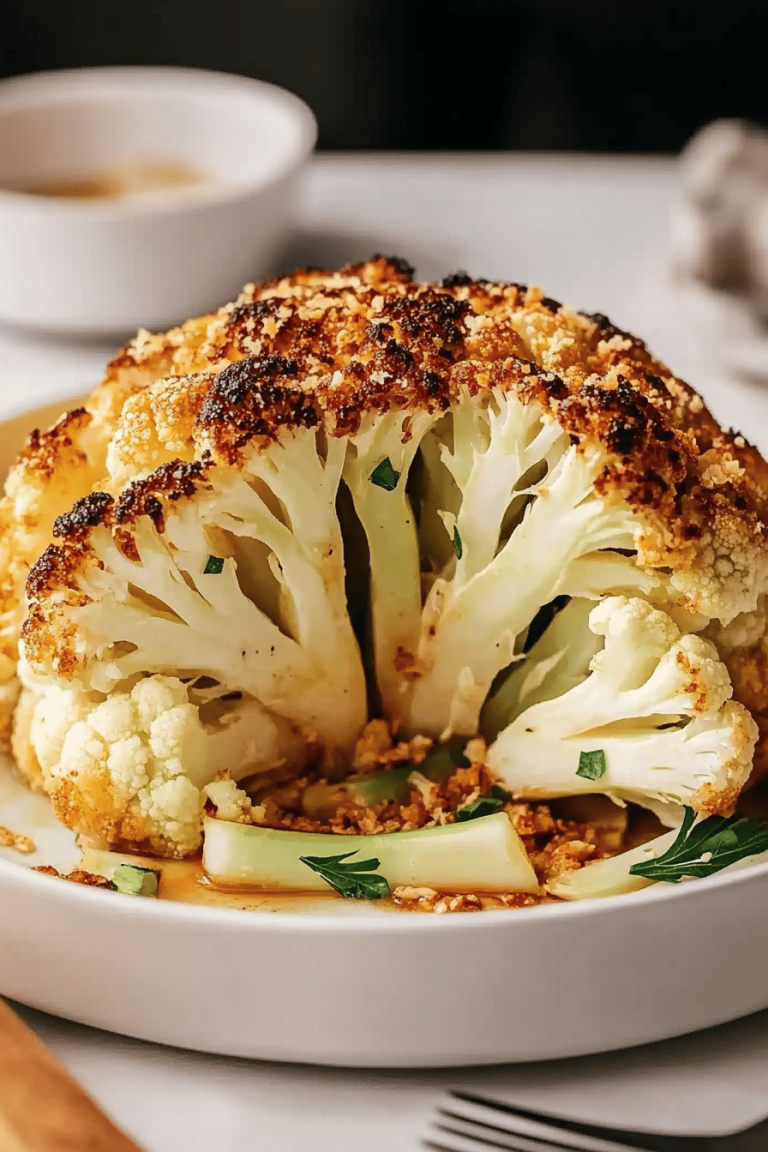 Whole Roasted Cauliflower