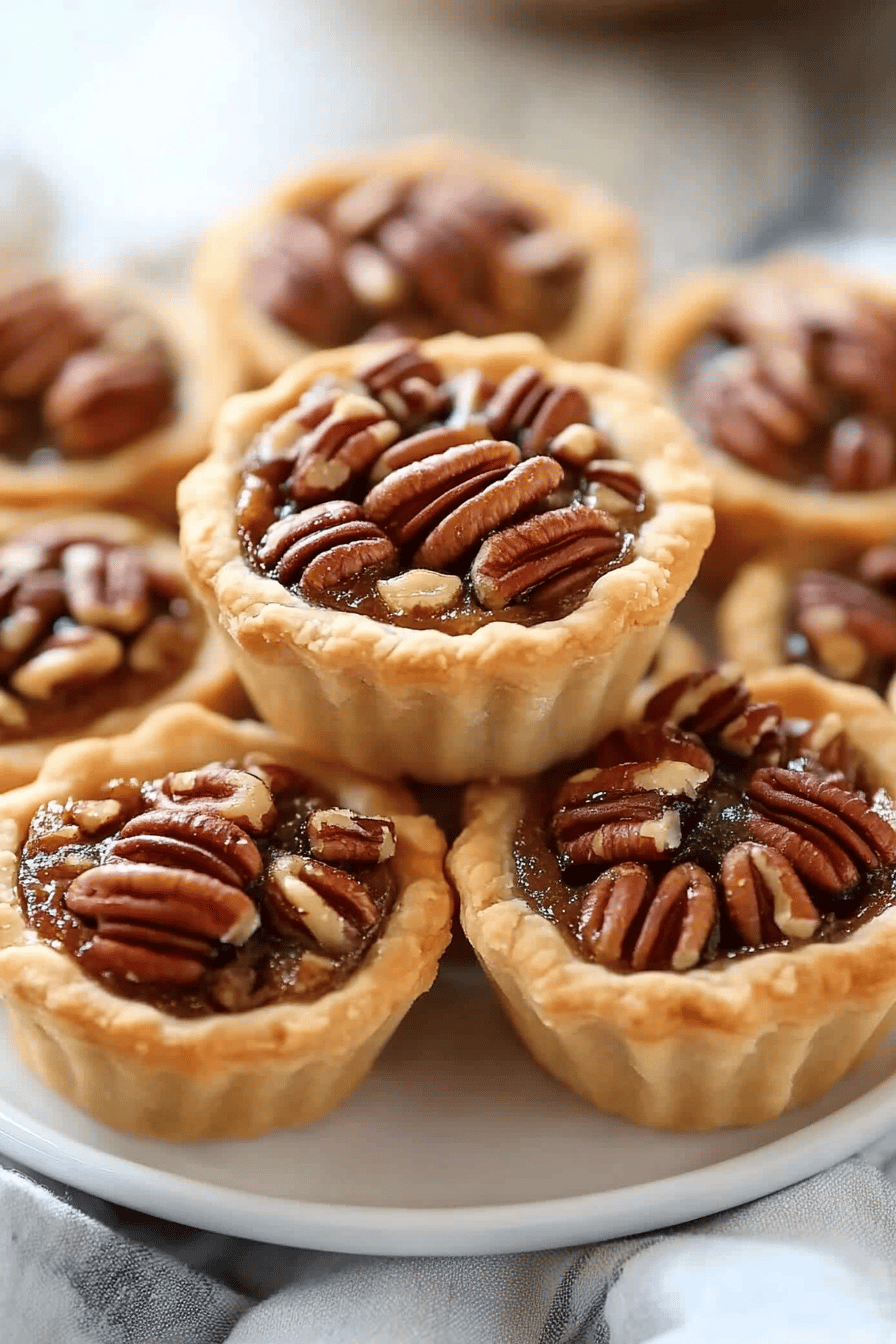 mini pecan pies