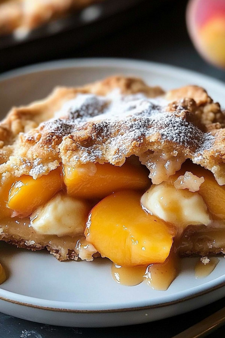 3-Ingredient Peach Cobbler
