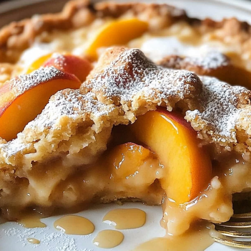 3-Ingredient Peach Cobbler