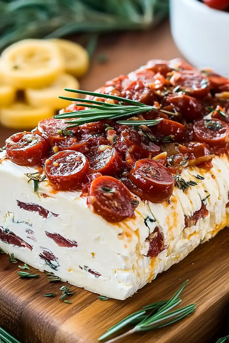 Antipasto Cheese Log