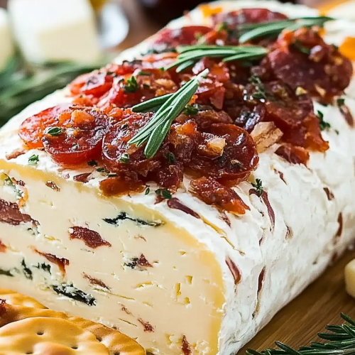 Antipasto Cheese Log