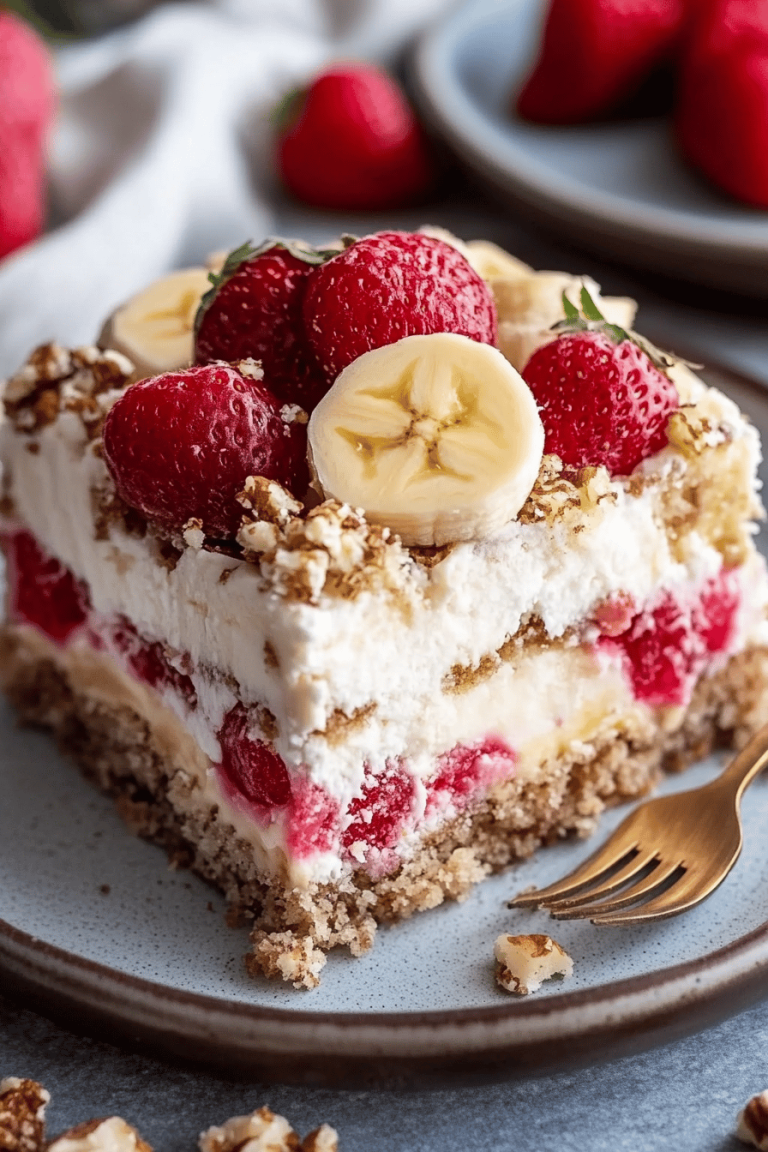 Banana Split Dump Cake