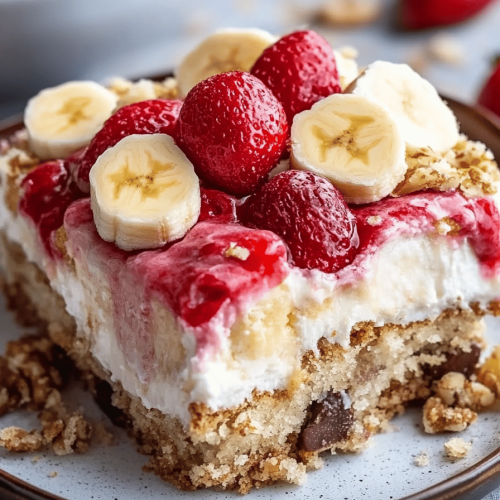 Banana Split Dump Cake