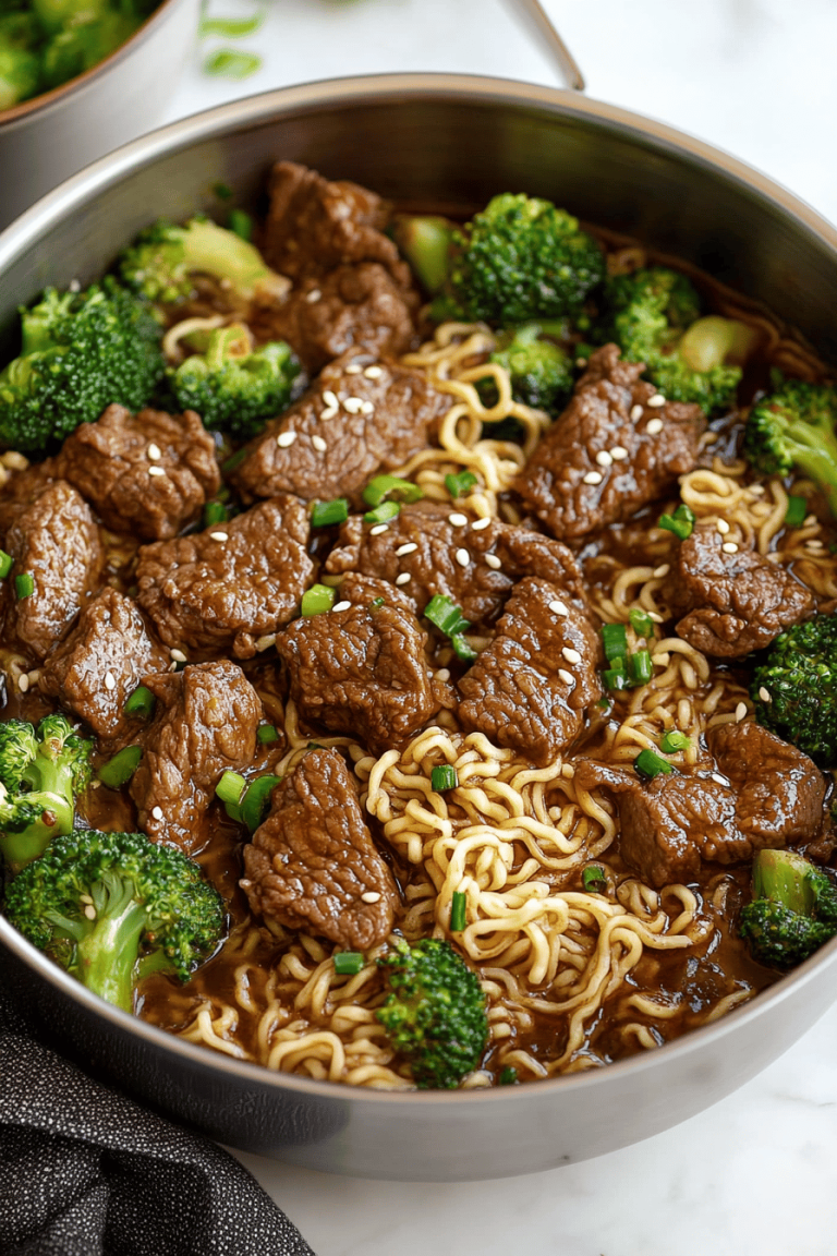 Beef Broccoli Ramen