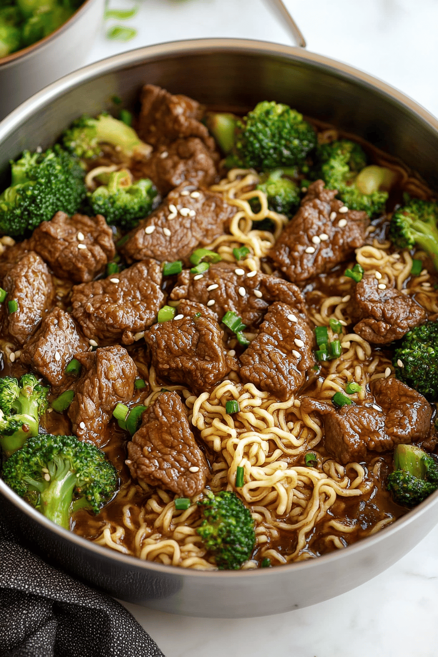 Beef Broccoli Ramen
