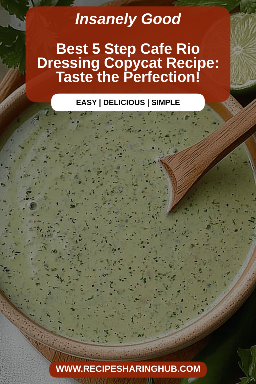 Cafe Rio Dressing Recipe final dish beautifully presented and ready to serve