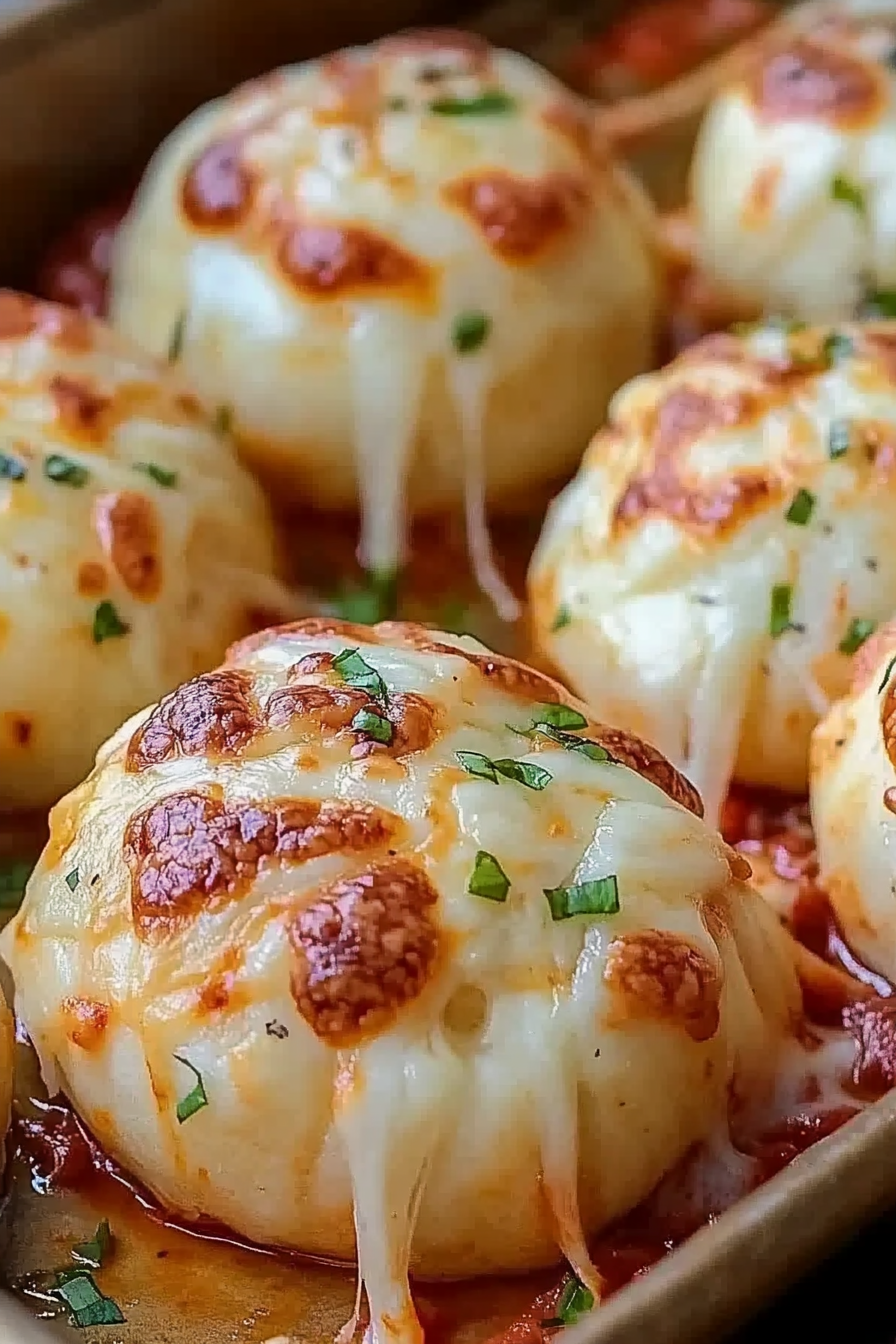 Cheesy Pizza Bombs
